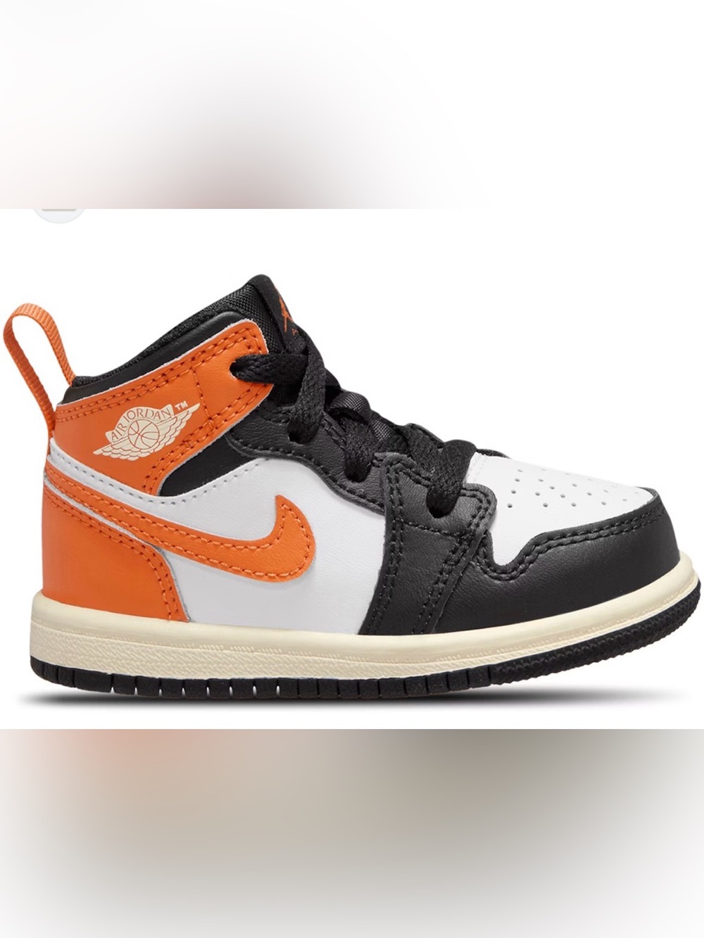 Jordan Kids' Mid Starfish Sneakers Orange/Black/White Little Kids 9.5